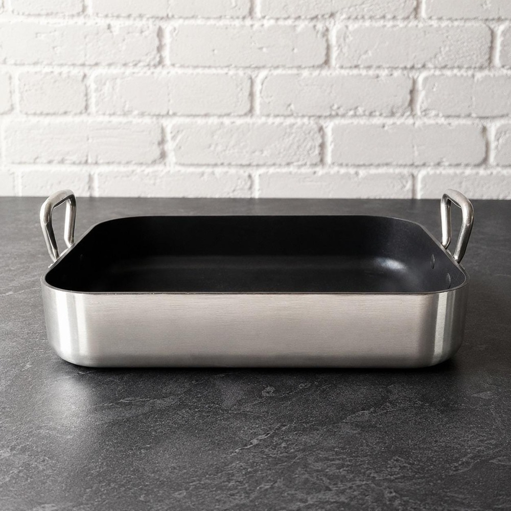 Williams Sonoma France Roasting Pan — 1990s French Aluminum Nonstick - Picture 3 of 8